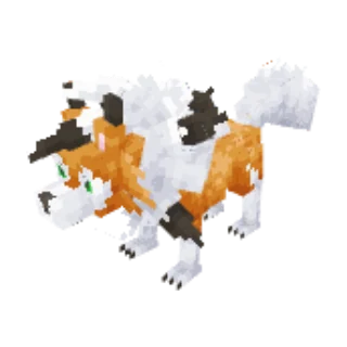 In-game model of Lycanroc Dusk form
