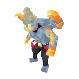 In-game model of Machamp Gmax form