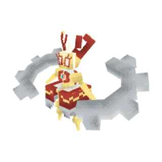 In-game model of Magearna MegaO form