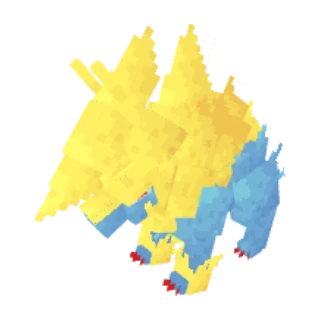 In-game model of Manectric Mega form