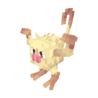 In-game model of Mankey