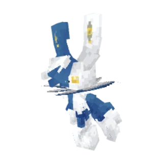 In-game model of Meowstic M-Mega form