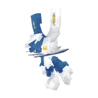 In-game model of Meowstic F-Mega form
