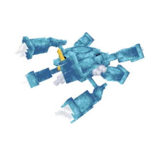 In-game model of Metagross Mega form