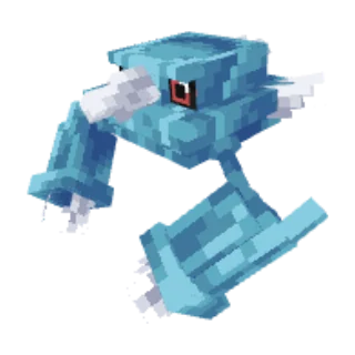 In-game model of Metang