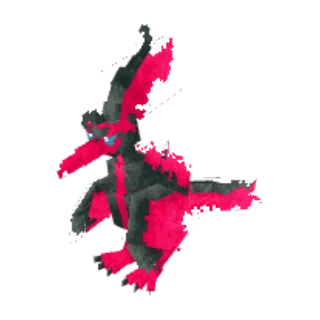 In-game model of Moltres Galar form