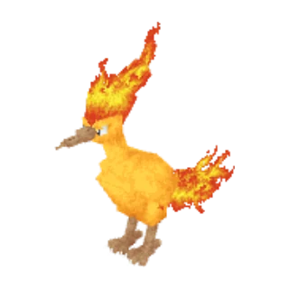 In-game model of Moltres