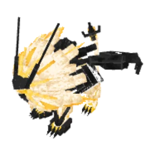 In-game model of Necrozma Dusk-Mane form
