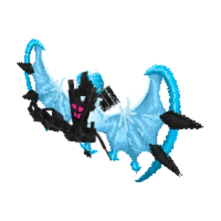 In-game model of Necrozma Dawn-Wings form