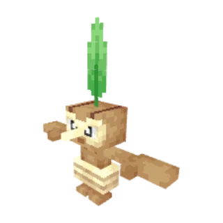 In-game model of Nuzleaf