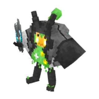 In-game model of Ogerpon Cornerstone form