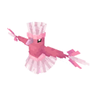 In-game model of Oricorio Pa’U form