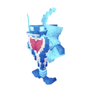 In-game model of Palafin Hero form