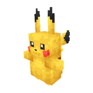 In-game model of Pikachu Cosplay form