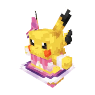 In-game model of Pikachu Pop-Star form