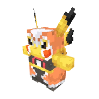 In-game model of Pikachu Libre form