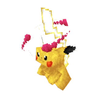 In-game model of Pikachu Gmax form
