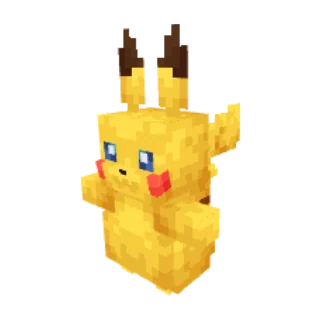 In-game model of Pikachu Alola-Bias form
