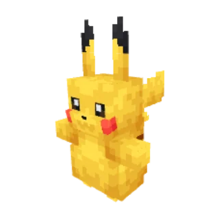 In-game model of Pikachu
