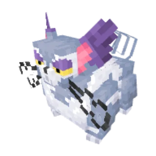 In-game model of Purugly