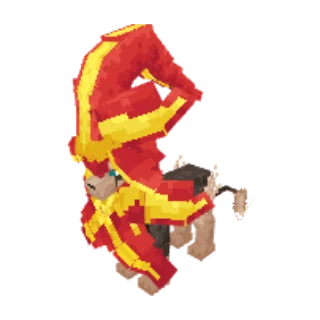 In-game model of Pyroar Mega form