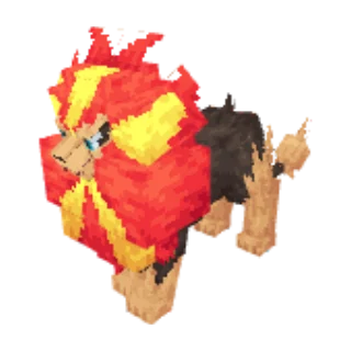 In-game model of Pyroar