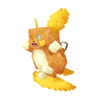In-game model of Raichu Alola form