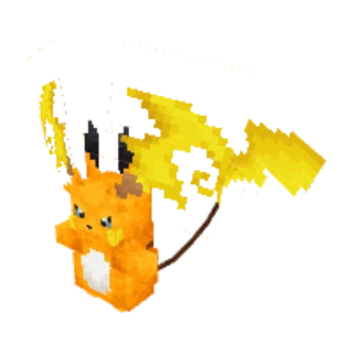 In-game model of Raichu Mega-Y form