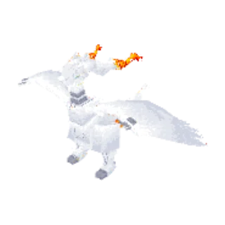 In-game model of Reshiram