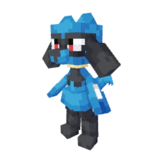 In-game model of Riolu