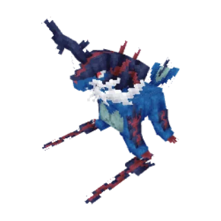 In-game model of Samurott Hisui form