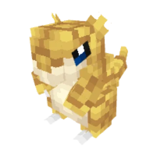 In-game model of Sandshrew