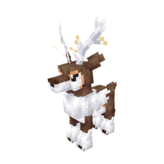 In-game model of Sawsbuck Winter form