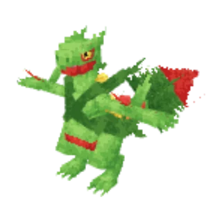 In-game model of Sceptile Mega form