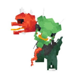 In-game model of Scovillain Mega form