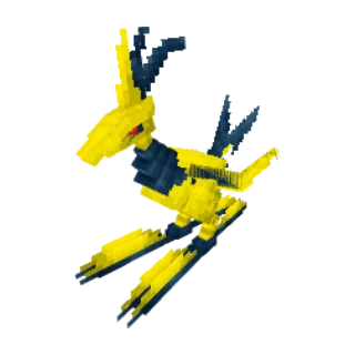 In-game model of Skarmory Mega form