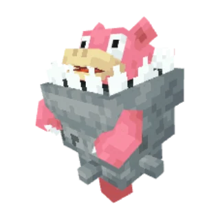 In-game model of Slowbro Mega form