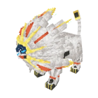 In-game model of Solgaleo