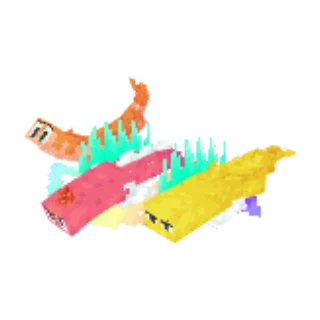 In-game model of Tatsugiri MegaD form