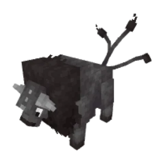 In-game model of Tauros Paldea-Combat form