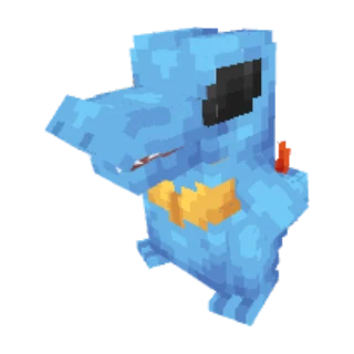 In-game model of Totodile