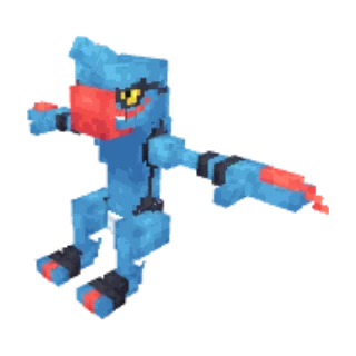 In-game model of Toxicroak