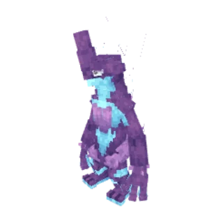 In-game model of Toxtricity Low-Key form