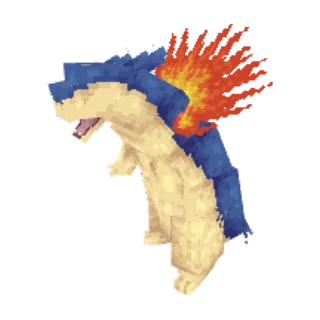In-game model of Typhlosion
