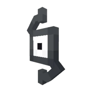 In-game model of Unown S form