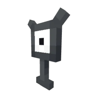 In-game model of Unown Y form
