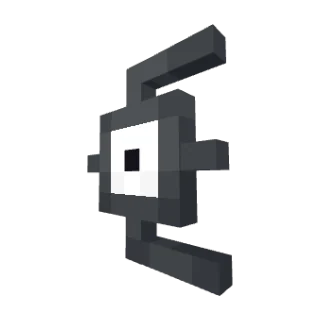 In-game model of Unown E form