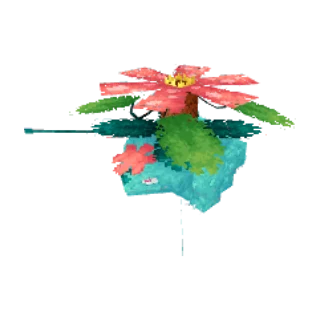 In-game model of Venusaur Mega form