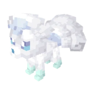 In-game model of Vulpix Alola form