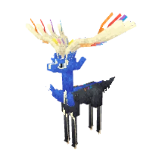 In-game model of Xerneas